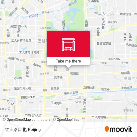 红庙路口北 map
