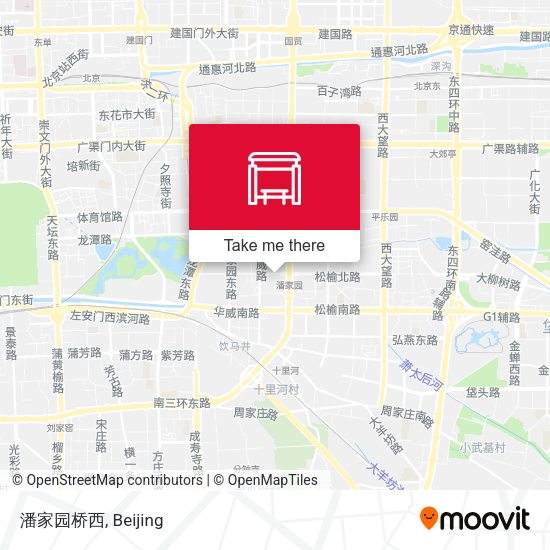 潘家园桥西 map