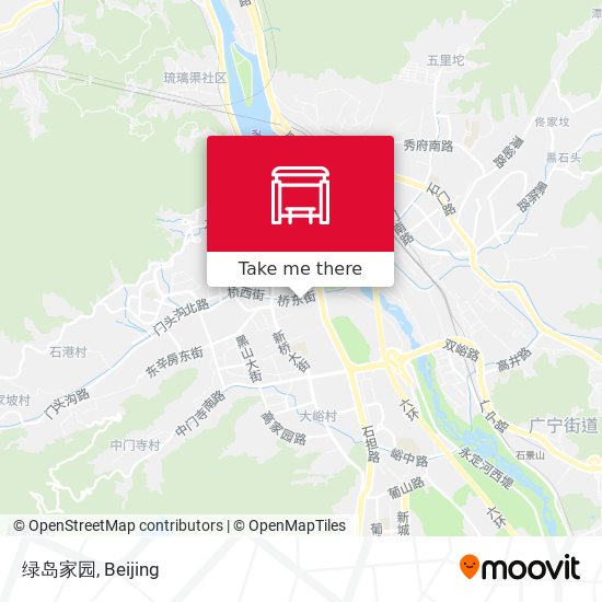 绿岛家园 map