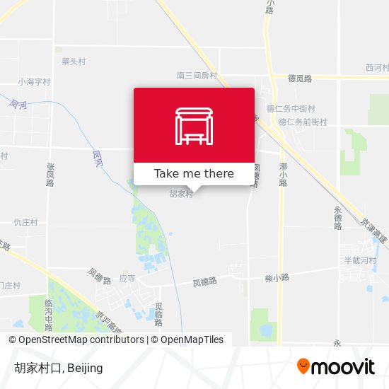 胡家村口 map