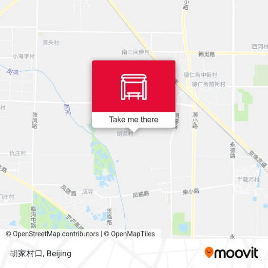 胡家村口 map