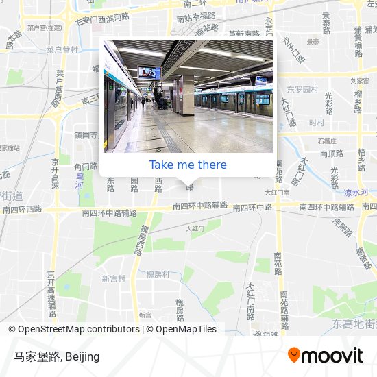 马家堡路 map