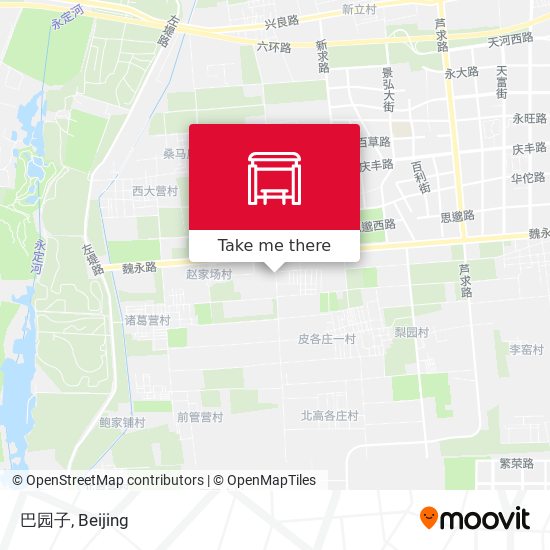 巴园子 map