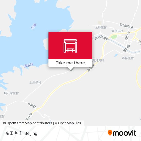 东田各庄 map