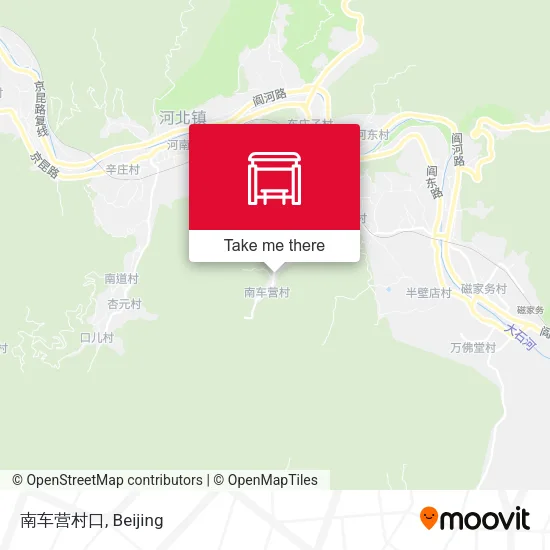 南车营村口 map