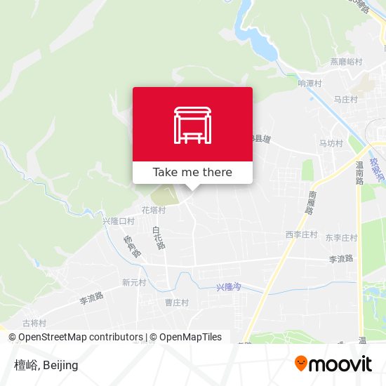檀峪 map