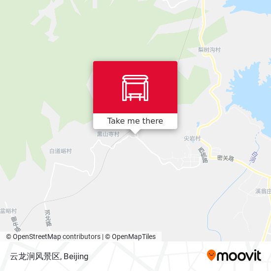 云龙涧风景区 map