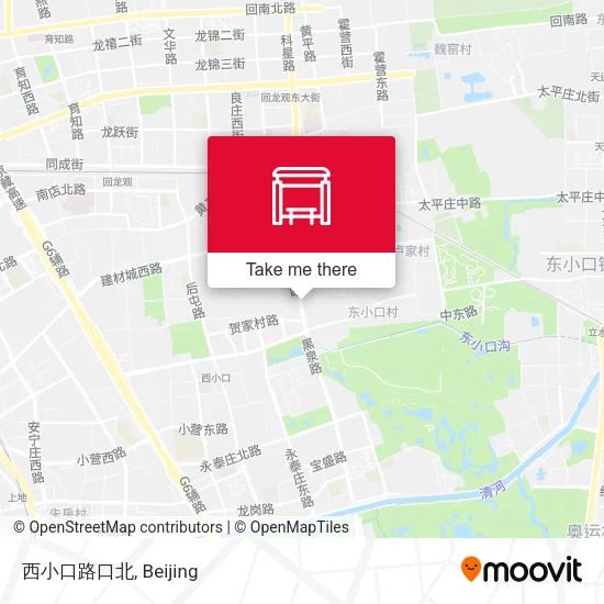 西小口路口北 map