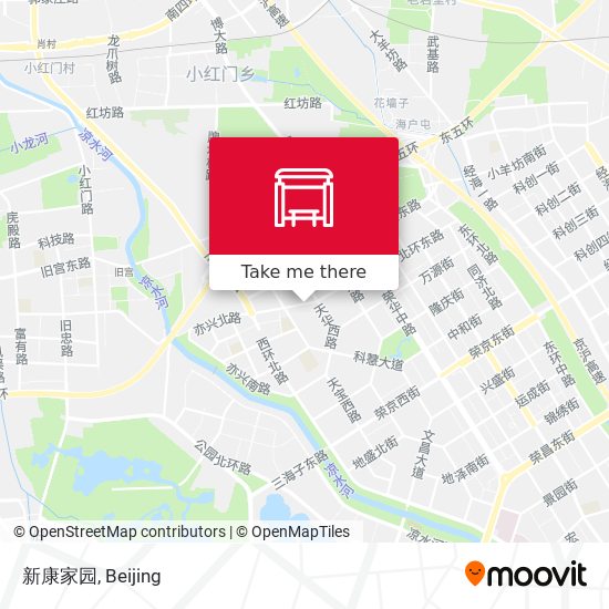 新康家园 map