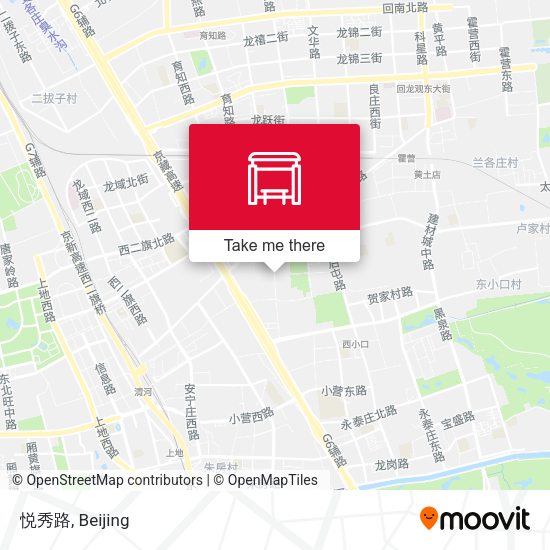 悦秀路 map