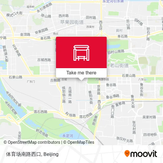体育场南路西口 map
