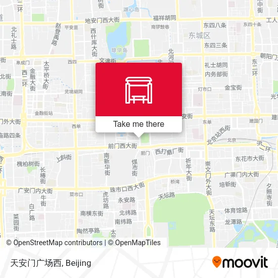 天安门广场西 map