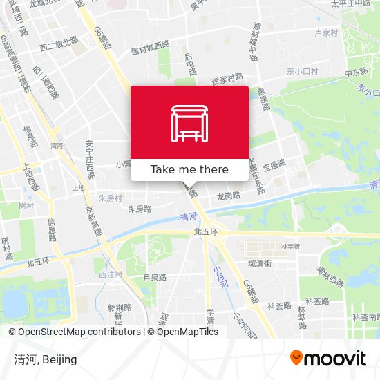 清河 map