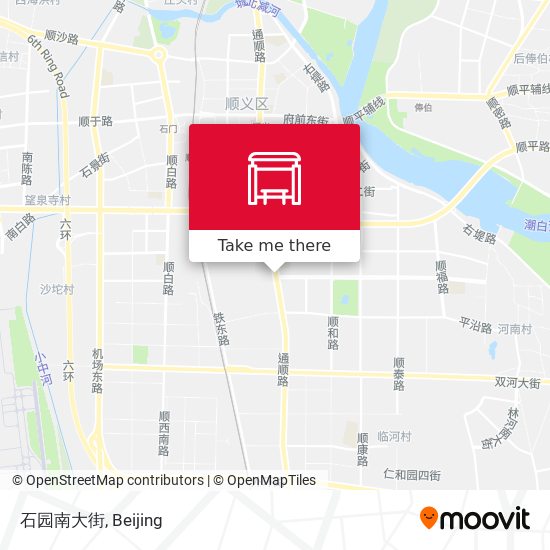 石园南大街 map