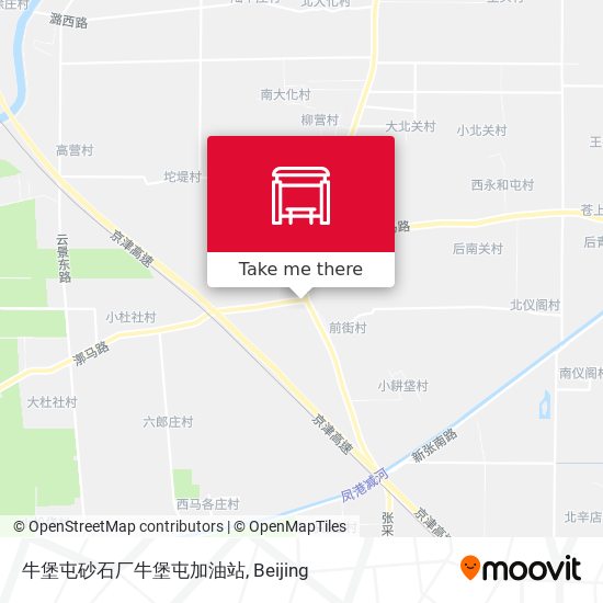 牛堡屯砂石厂牛堡屯加油站 map