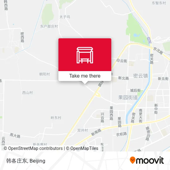 韩各庄东 map