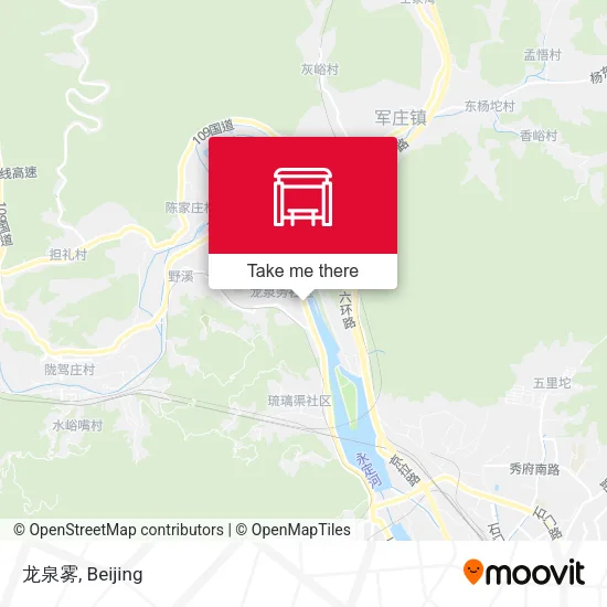 龙泉雾 map