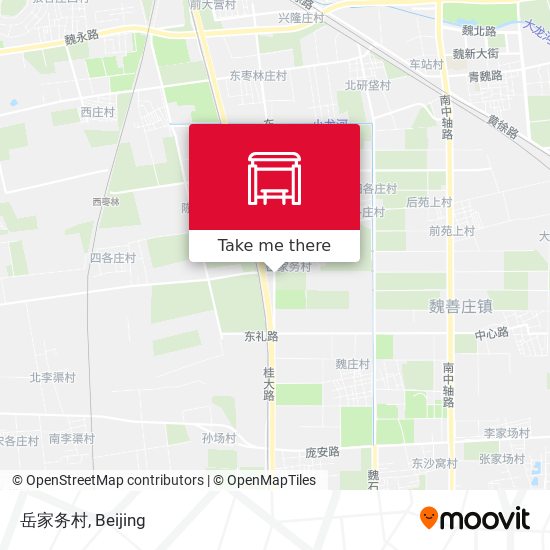 岳家务村 map
