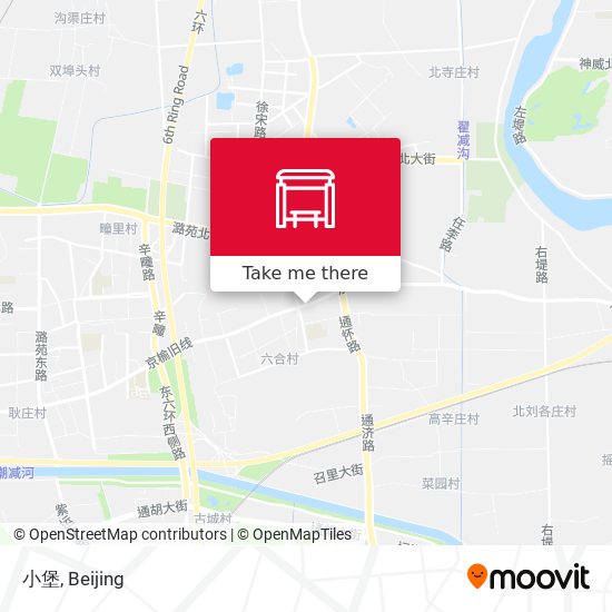 小堡 map