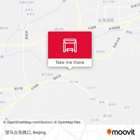 望马台东路口 map