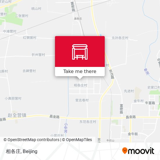 相各庄 map