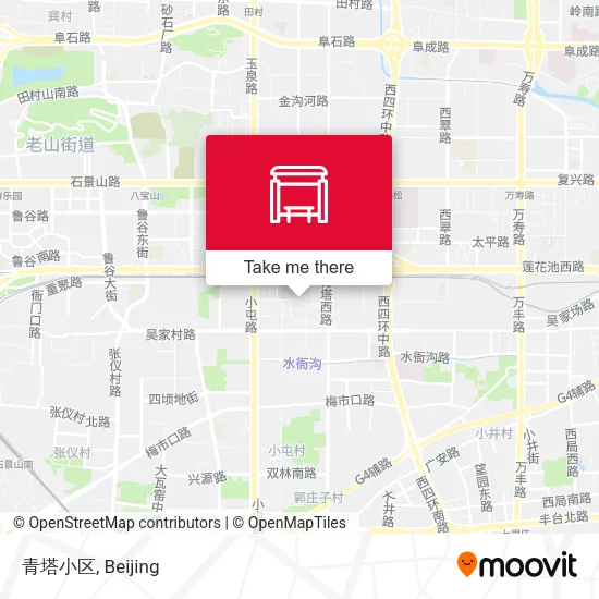青塔小区 map