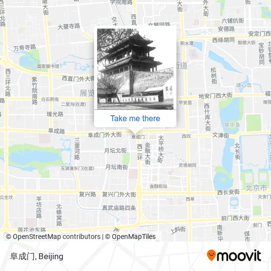 阜成门 map