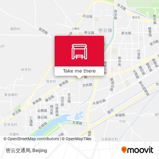 密云交通局 map