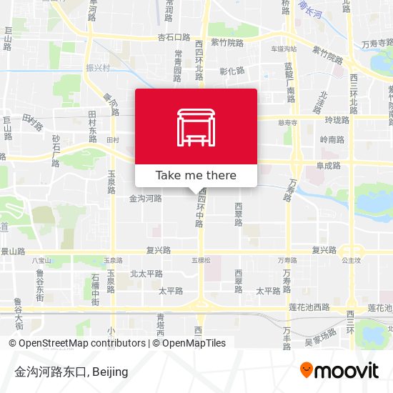 金沟河路东口 map