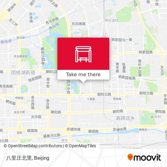 八里庄北里 map