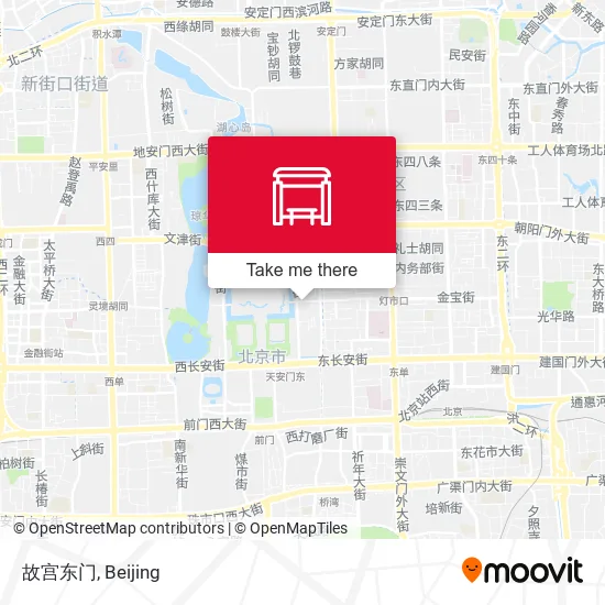 故宫东门 map