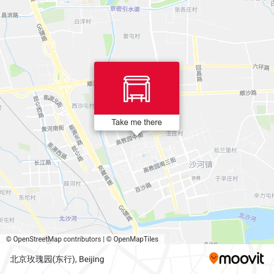 北京玫瑰园(东行) map