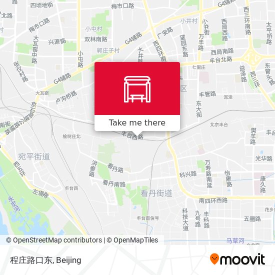 程庄路口东 map