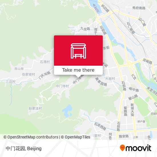 中门花园 map