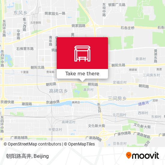 朝阳路高井 map