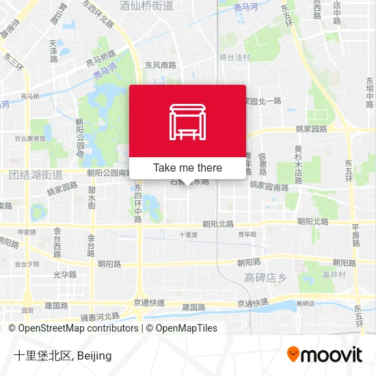 十里堡北区 map