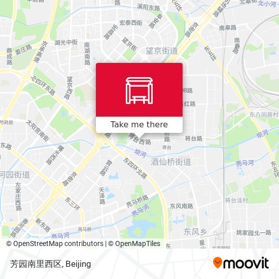 芳园南里西区 map