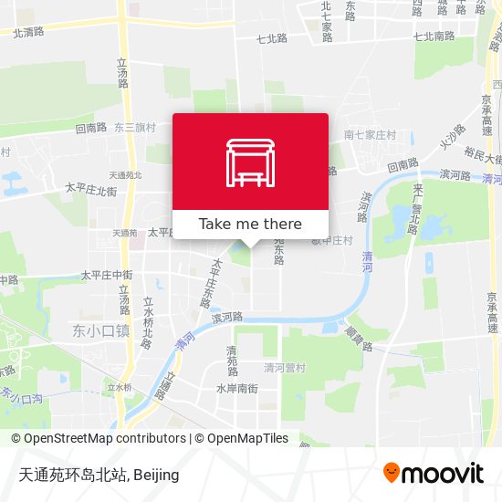 天通苑环岛北站 map
