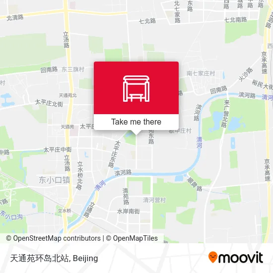 天通苑环岛北站 map