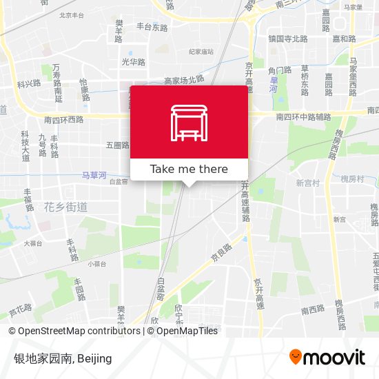 银地家园南 map