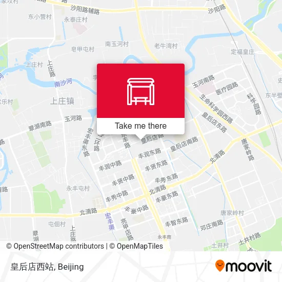 皇后店西站 map