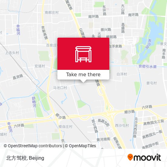 北方驾校 map