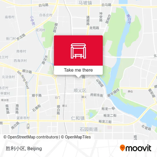 胜利小区 map