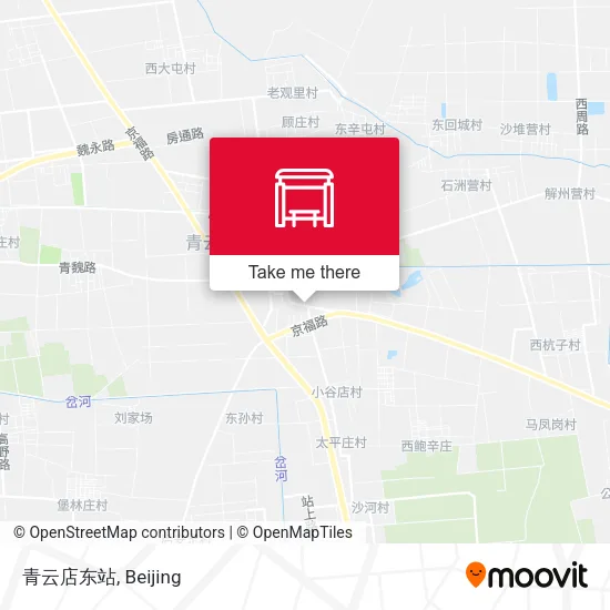 青云店东站 map