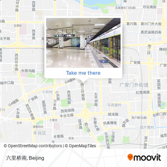 六里桥南 map