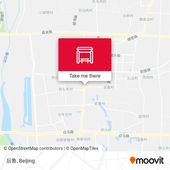 后鲁 map