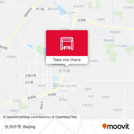长沟中学 map