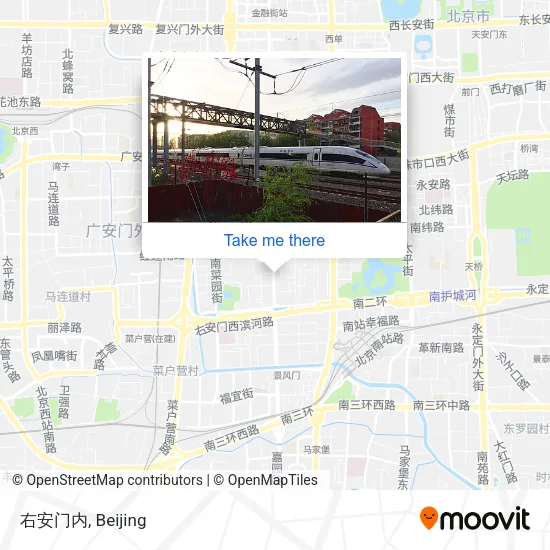 右安门内 map