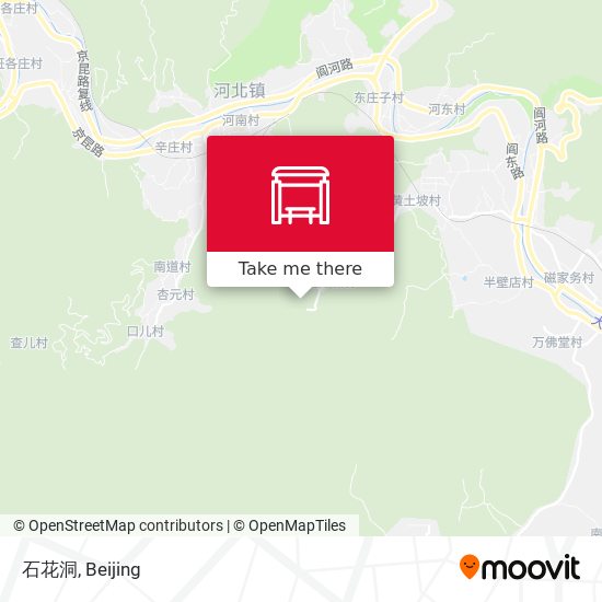 石花洞 map