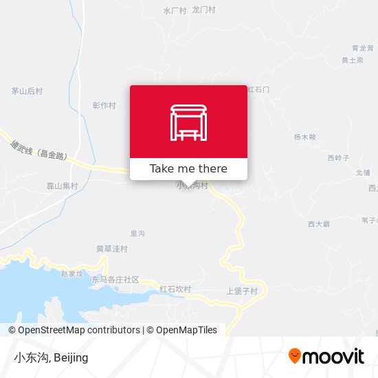 小东沟 map